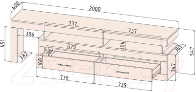 Тумба Интерлиния LT-Т200 - фото 4 - id-p213686025