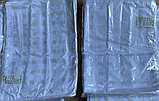 Комплект чехлов на подушку (наперников) 70*70 тик с молнией (2 шт.) Бэлио белый шашка, фото 2