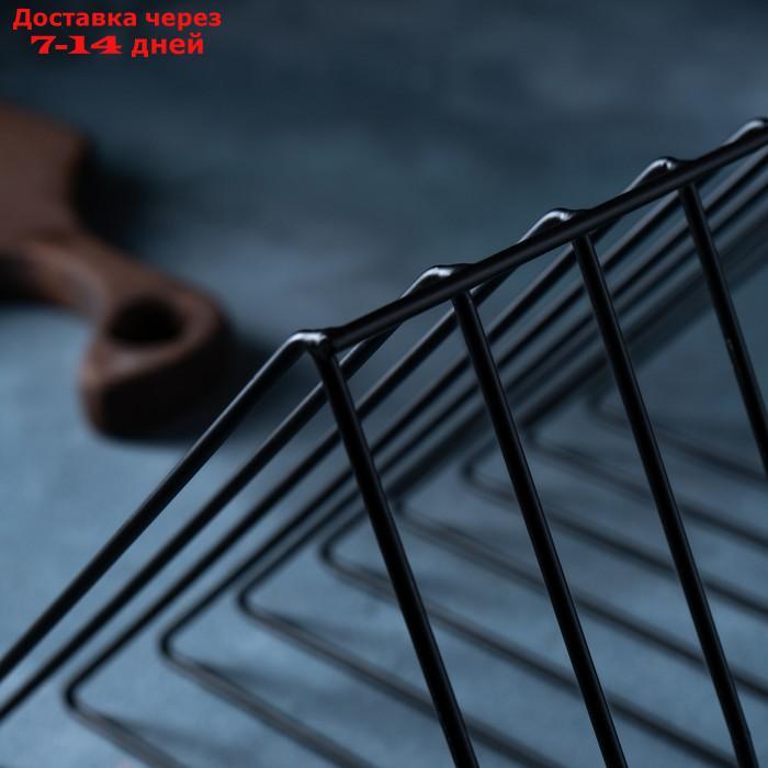 Подставка под разделочные доски Доляна "Лофт", цвет чёрный - фото 6 - id-p213590813