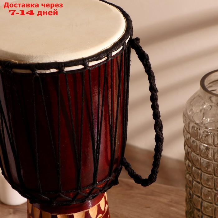 Музыкальный инструмент барабан джембе "Светлый" 50х23х23 см МИКС - фото 5 - id-p213591724
