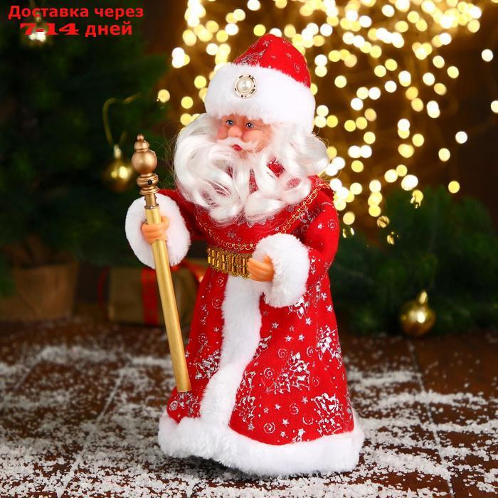 Дед Мороз, в красной шубе и шапке с жемчужинкой - фото 2 - id-p213591815