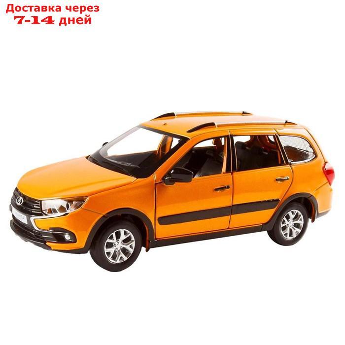 Машина металлическая Lada Granta Cross 1:24, открываются двери, капот, багажник, световые и звуковые эффекты, - фото 3 - id-p213592778