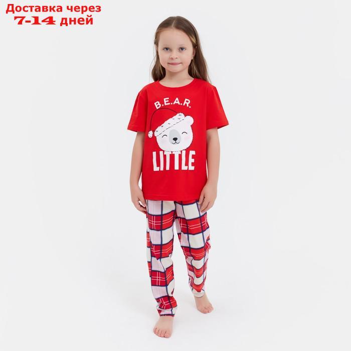 Пижама детская дев. KAFTAN "Bear" р.28 (86-92) - фото 1 - id-p213591846