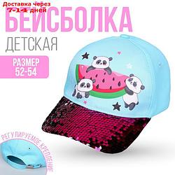 Кепка детская Panda, рр 54см