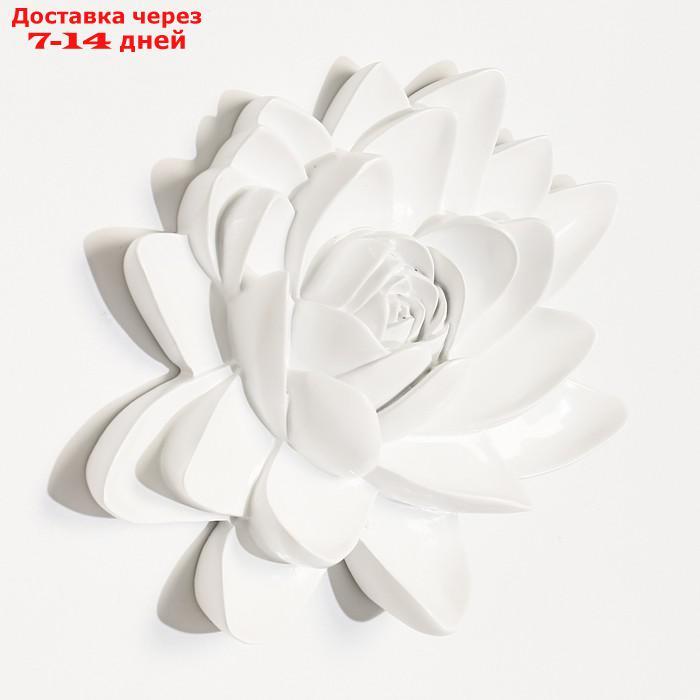Декор настенный, "Лотос" 15,5 x 18,5 см, белый - фото 4 - id-p213592992
