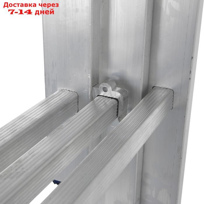 Лестница TUNDRA, трехсекционная, алюминиевая, 9 ступеней - фото 2 - id-p213592064