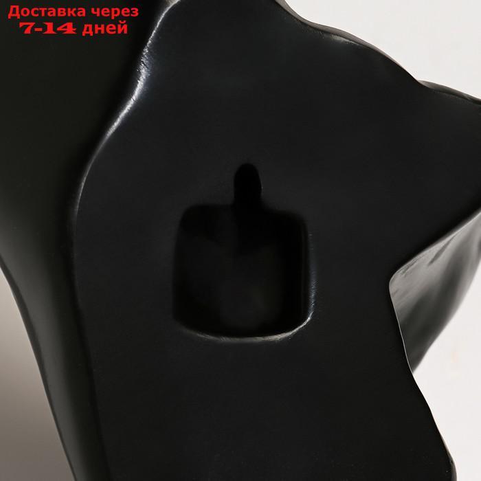 Декор настенный-вешалка "Олень" 30 x 14 см, черный - фото 5 - id-p213593034