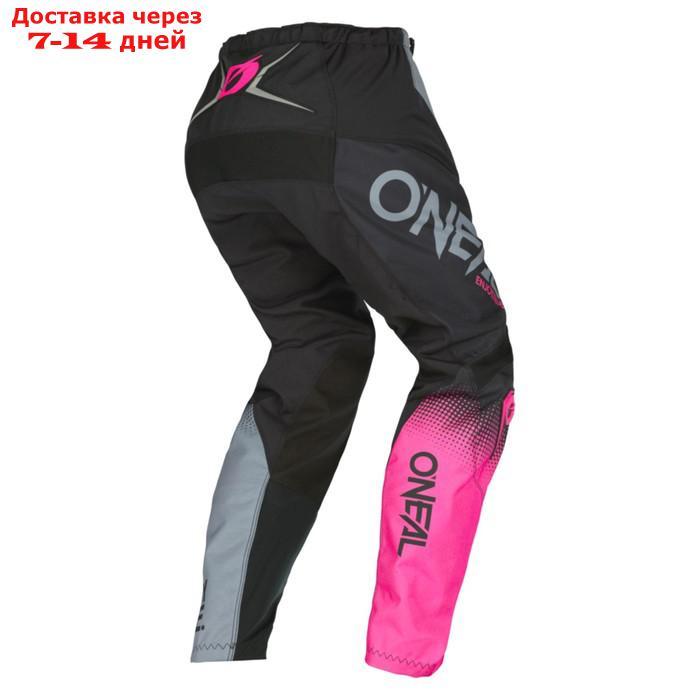 Штаны для мотокросса O'NEAL Element Racewear V.22, женские, черный/серый, 28 - фото 2 - id-p213592101