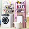 Стеллаж - полка напольная трёхъярусная Washing machine storage rack для ванной комнаты над стиральной машиной, фото 6