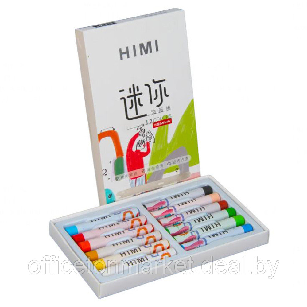 Пастель масляная Himi "Mini", 12 цветов - фото 1 - id-p213687942