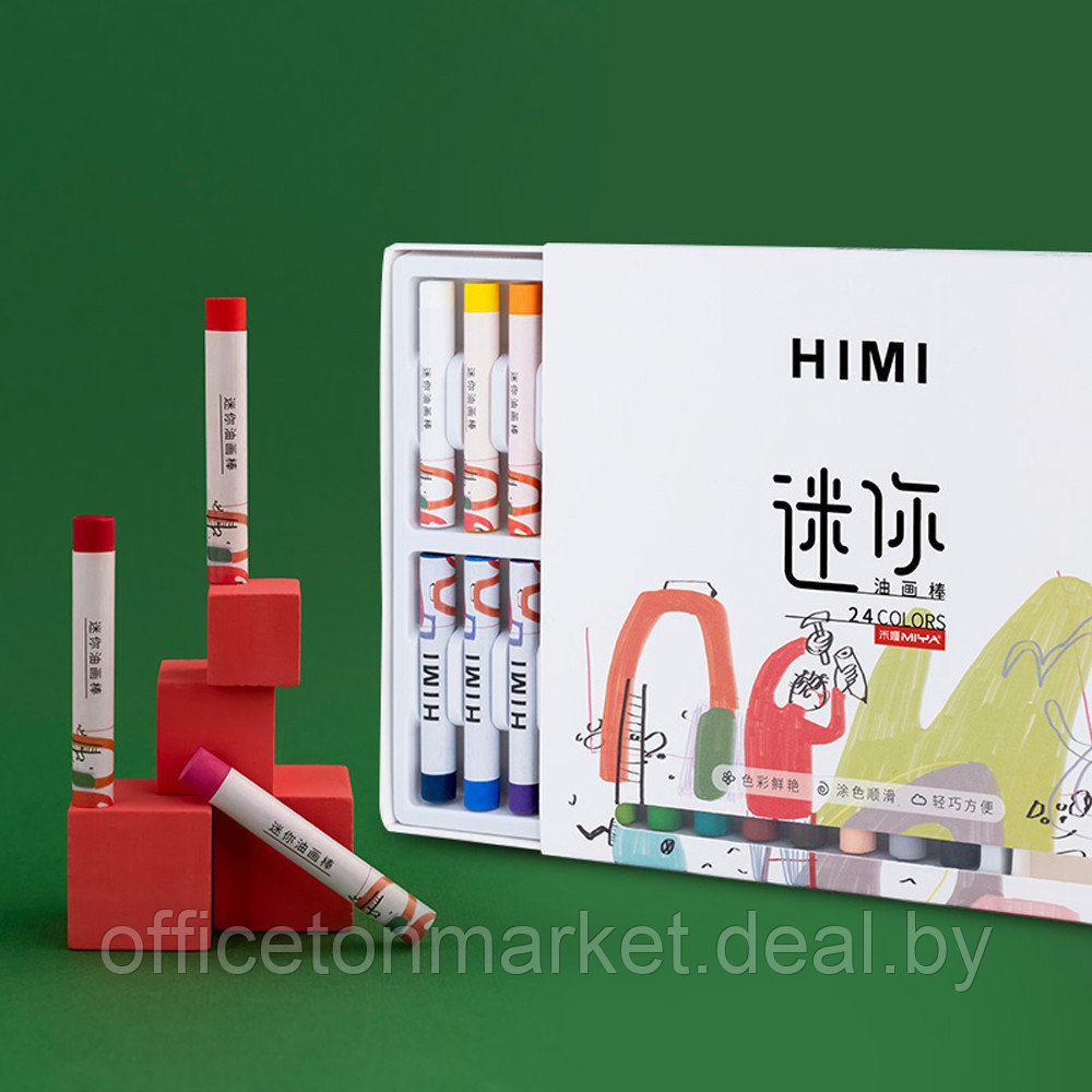 Пастель масляная Himi "Mini", 12 цветов - фото 7 - id-p213687942