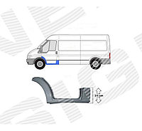 Порог с аркой (левый) для Ford Transit VI