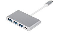 Переходник Type-C(m) 3xUSB 3.0(f) + Type-C(f), 0.1 м ATcom AT2808