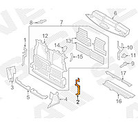 Воздуховод (левый) для Ford Edge