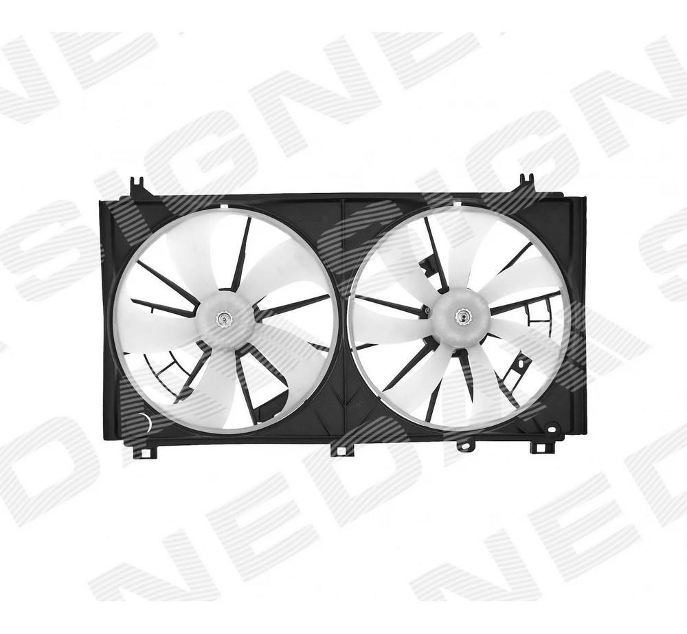Диффузор радиатора и кондиционера для Lexus IS II - фото 1 - id-p213701183