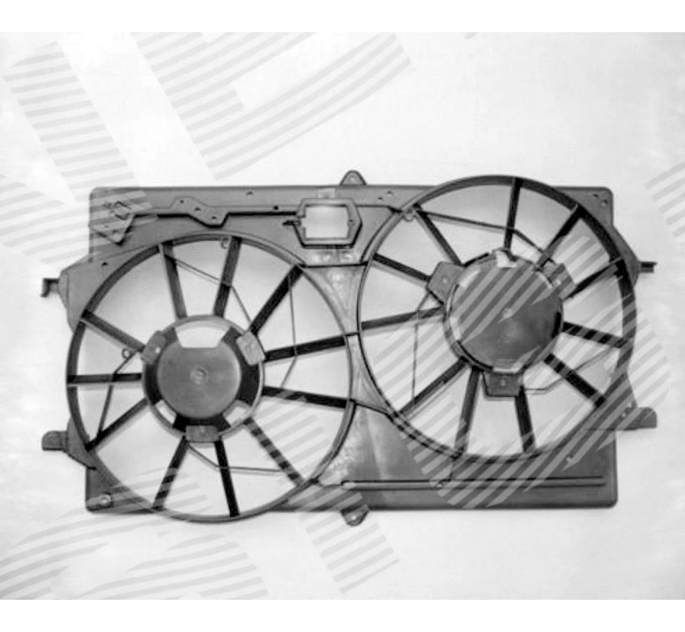 Диффузор радиатора и кондиционера для Ford Focus I - фото 1 - id-p213695303