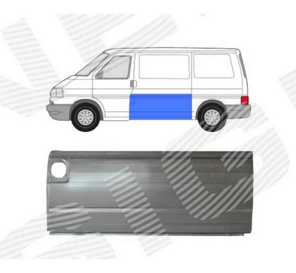 Боковая панель (левая) для Volkswagen Transporter IV - фото 1 - id-p213719032