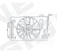 Диффузор радиатора и кондиционера для Pontiac Vibe