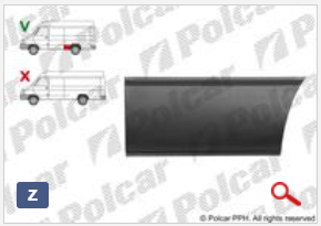 Боковая панель (левая) для Iveco Daily I - фото 1 - id-p213699408