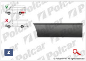 Боковая панель (левая) для Iveco Daily I