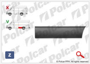 Боковая панель (правая) для Iveco Daily I