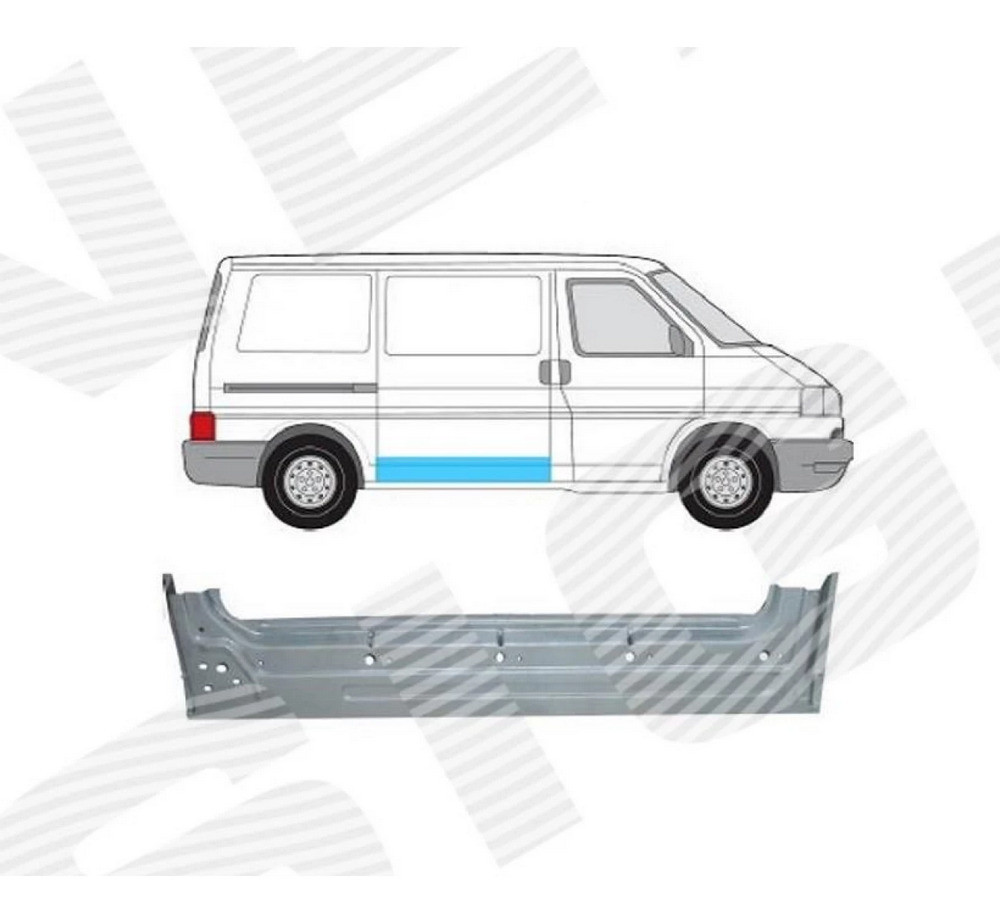 Железо двери для Volkswagen Caravelle IV - фото 1 - id-p213715429