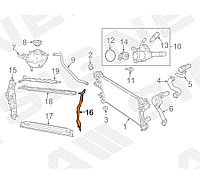 Воздухозаборники для Jeep Compass II (MP)