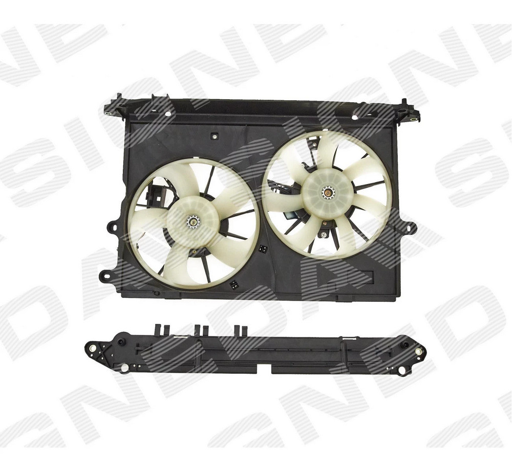 Диффузор радиатора и кондиционера для Toyota Corolla (E15) - фото 1 - id-p213712694