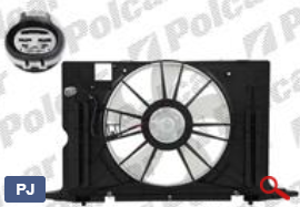 Диффузор радиатора для Toyota Corolla (E15) - фото 1 - id-p213712696