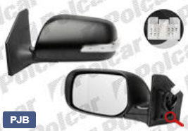 Боковое зеркало (правое) для Toyota Avensis (T25)