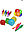 Шар латексный Панч-Болл. Набор из 25 больших цветных шаров "18" (45см), фото 2