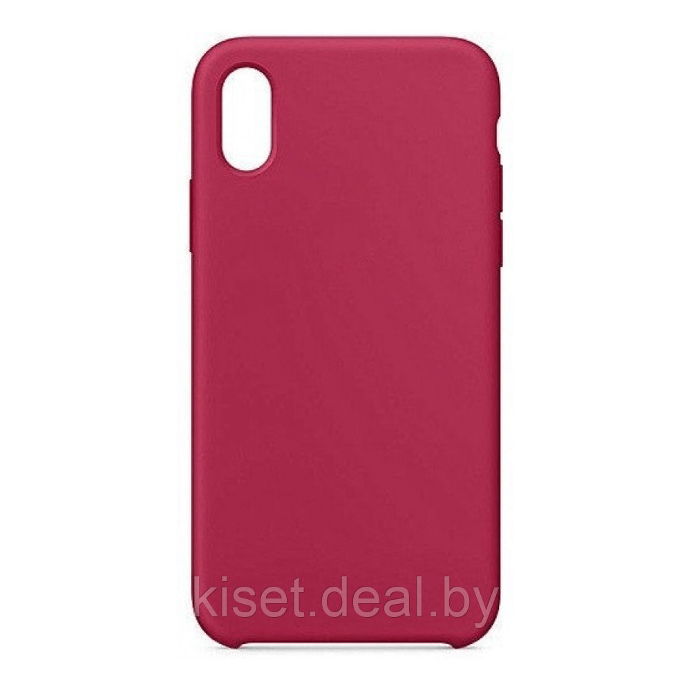 Бампер Silicone Case для iPhone Xr красный - фото 1 - id-p189972773