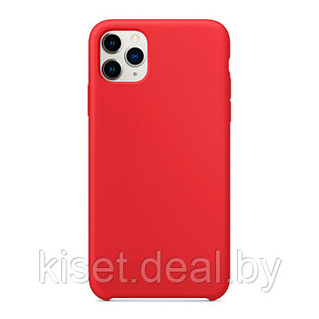 Бампер Silicone Case для iPhone 11 Pro Max красный