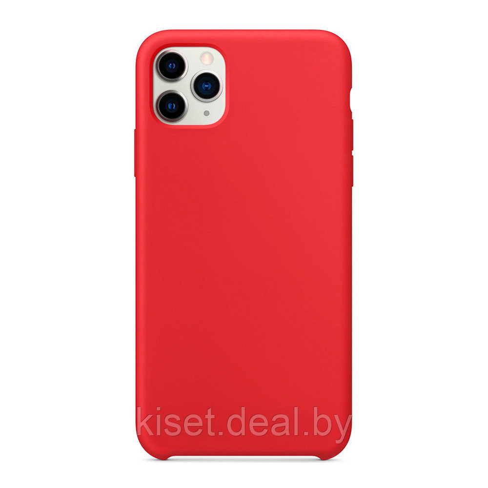 Бампер Silicone Case для iPhone 11 Pro Max красный - фото 1 - id-p189964852