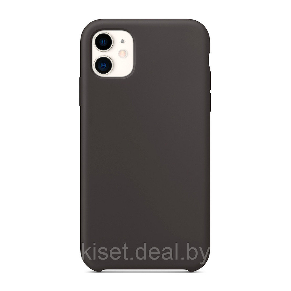 Бампер Silicone Case для iPhone 11 черный - фото 1 - id-p189964853