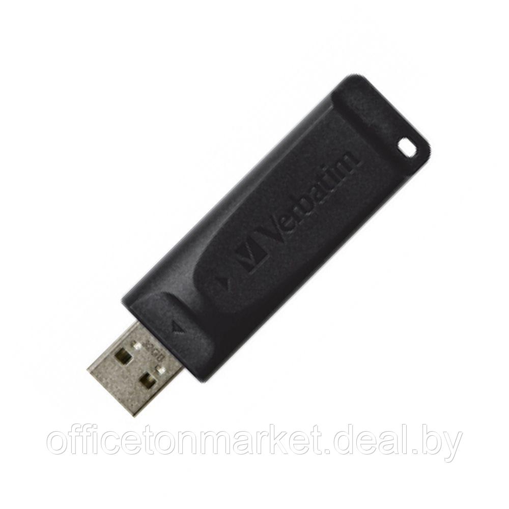 USB-накопитель "Slider", 64 гб, usb 2.0, черный - фото 1 - id-p213687864