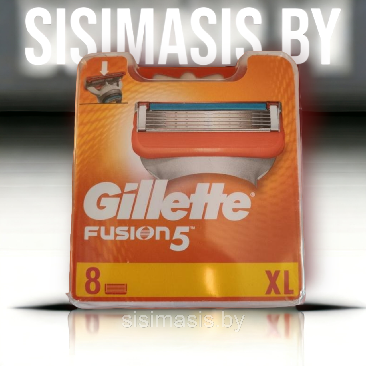 Сменные кассеты для бритья Gillette Fusion, оригинал, 8 шт.: продажа ...