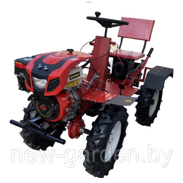 Минитрактор Shtenli на базе мотоблока с двигателем 18 л.с., фото 1