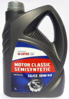Моторное масло Lotos Motor Classic Semisynthetic 10W-40 5л