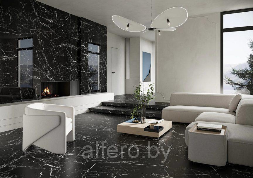 Керамогранит Cerrad Marmo Morocco black рект. 597х1197х8 - фото 1 - id-p213726136