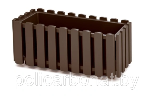 Горшок цветочный балконный Boardee Fencycase 400, коричневый - фото 7 - id-p185087225
