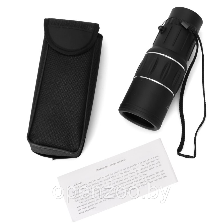 Монокуляр (монокль) Bushnell 16x52, 16 кратный зум, 8000 м, двойной фокус - фото 2 - id-p75803820