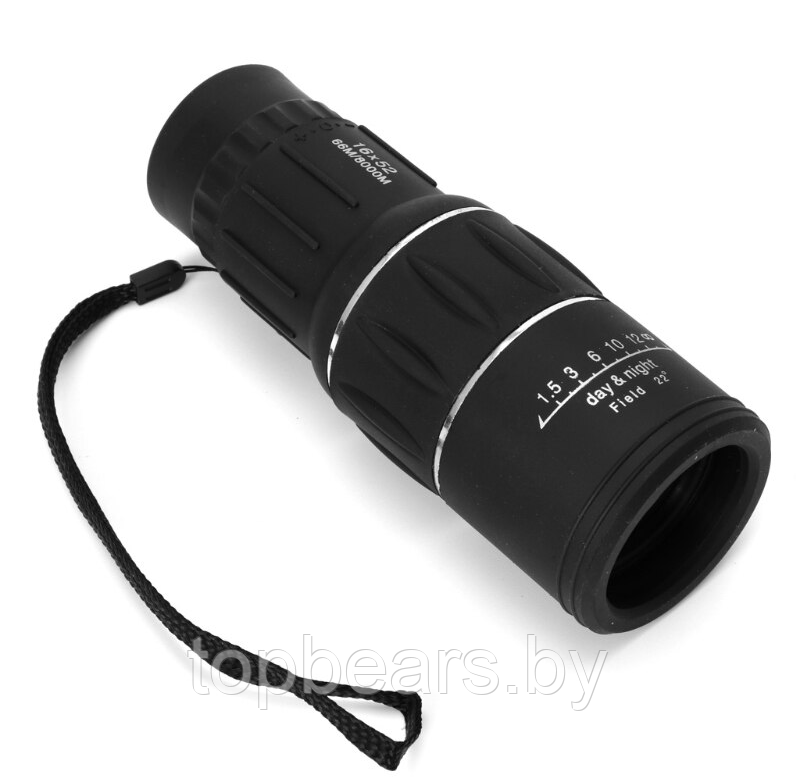 Монокуляр (монокль) Bushnell 16x52, 16 кратный зум, 8000 м, двойной фокус - фото 4 - id-p156549736