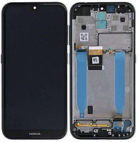 Экран (модуль) в раме Nokia 4.2 (синий)