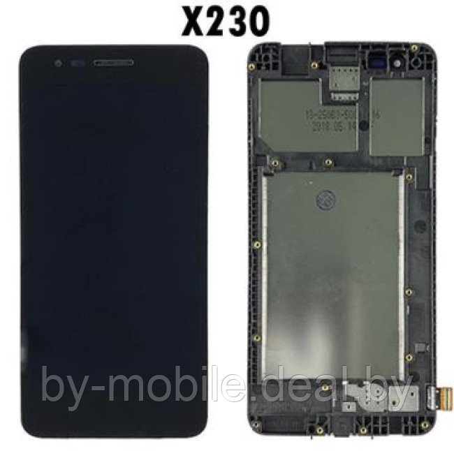 Экран (модуль) в раме LG K7 (2017) X230 (черный) - фото 1 - id-p213726790