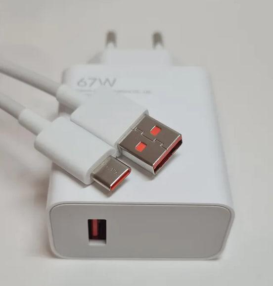 Сетевое зарядное устройство - Xiaomi MDY-12-EH, 5-20V, 6000mA, 67W, 1xUSB (Turbo Charge) + Type-C кабель - фото 3 - id-p213906621