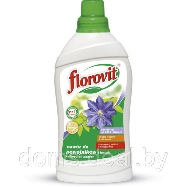 Удобрение Флоровит для клематисов и других цветущих растений, 1кг Florovit удобрение для цветущих растений - фото 1 - id-p213915593
