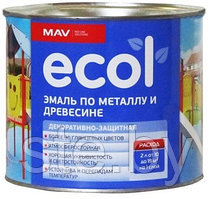 Эмаль ECOL по металлу и древесине ПФ-115 (фиолетовый) 2,4 л