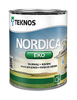 Краска NORDICA EKO (белая, база 1) 0,9л