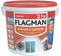 Краска FLAGMAN 31К (шоколадно-коричневый) 3 л (4 кг)